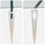 40cm H x 1000cm W Powder-Coated Steel Border Fencing