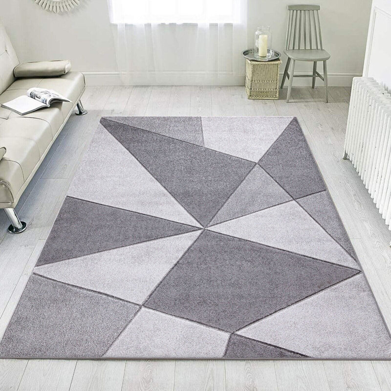 Jaymalin Geometric Indoor / Outdoor Area Rug, Runner 60cm x 220cm