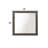 Morven Square Dresser Mirror in Rustic Gray Oak