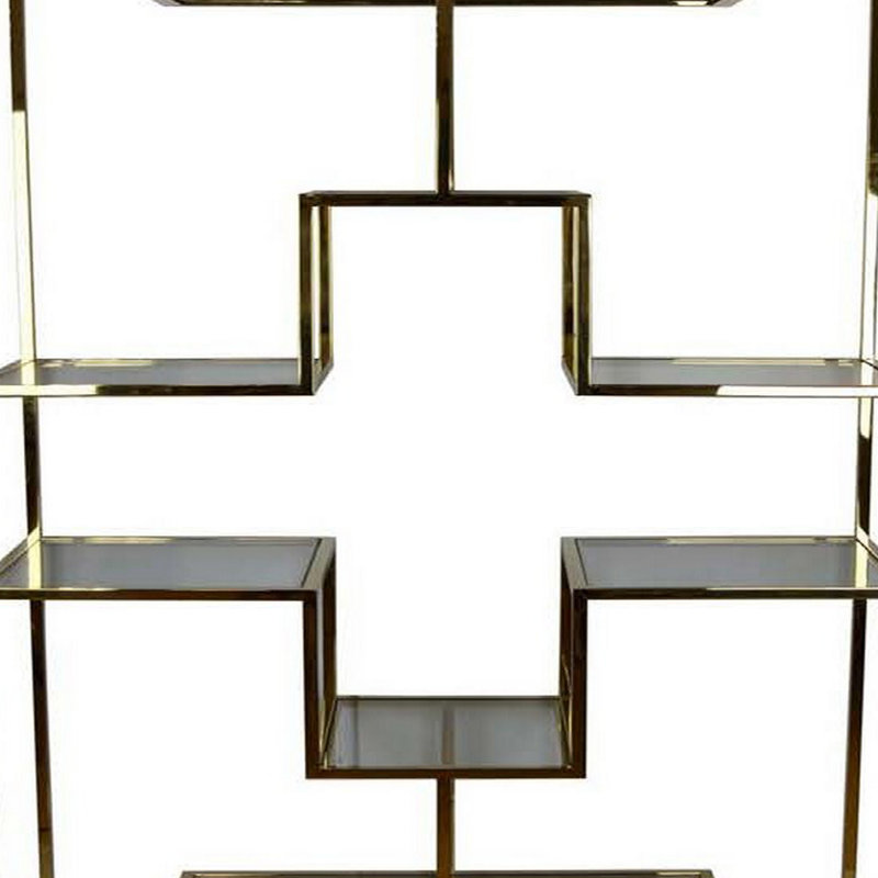 Support à plante, H 75 po x l 39,5 po x P 15 po, Or
