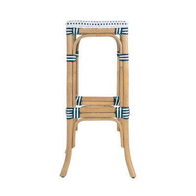 Laguna 30.5 in. Seat Height Rattan Bar Stool