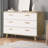 6 - Drawer Dresser  Buffet Server Console Table Storge Cabinet Solid Wood Handle Table Leg