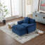 Ensemble de fauteuil d'appoint moderne avec repose-pieds en chenille moderne