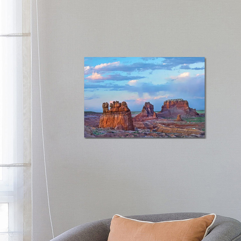 Eroded Buttes In Desert, Bryce Canyon National Park by Tim Fitzharris - Wrapped Canvas Print