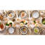 Sky Check Salad/Dessert Plate