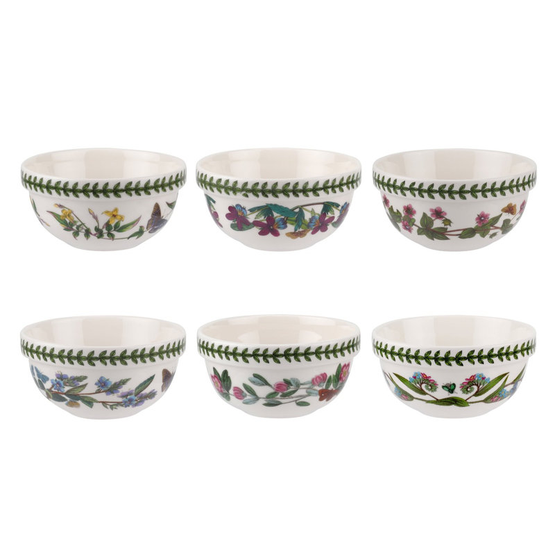 Portmeirion Botanic Garden - Stacking Bowls, 6.5cm H x 14cm W x 14cm D