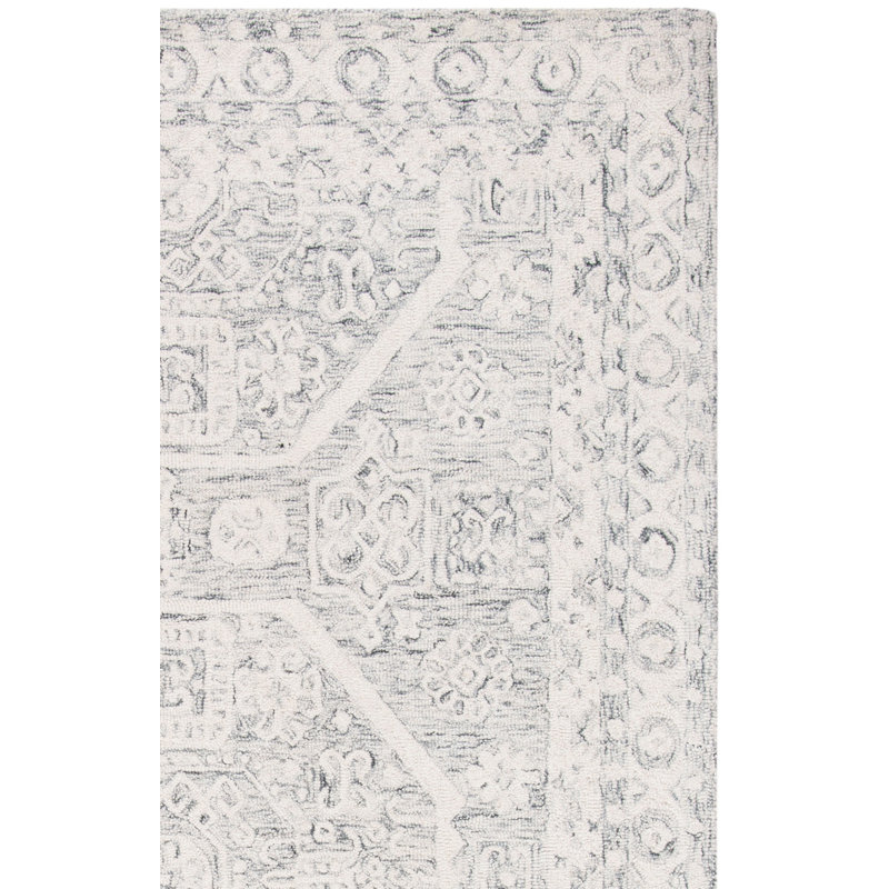 Gace Hand Tufted Wool And Cotton With Latex Oriental Rug, Rectangle 11' x 15'