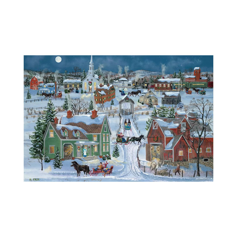 Christmas Homecoming by Bob Fair - Wrapped Canvas Gallery-Wrapped Canvas Giclée, 20.32 cm H x 30.48 cm W