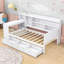 Lit de jour en bois avec 3 tiroirs et tablettes et bureau intégré-1741649101-1741649098