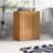 Edward Bamboo Cabinet Laundry Hamper