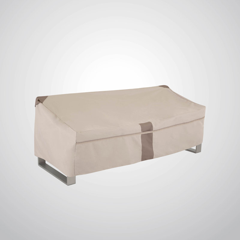 Housse pour causeuse de patio Modern Leisure Monterey, L 82,5 po x l 38 po x H 38,25 po, beige