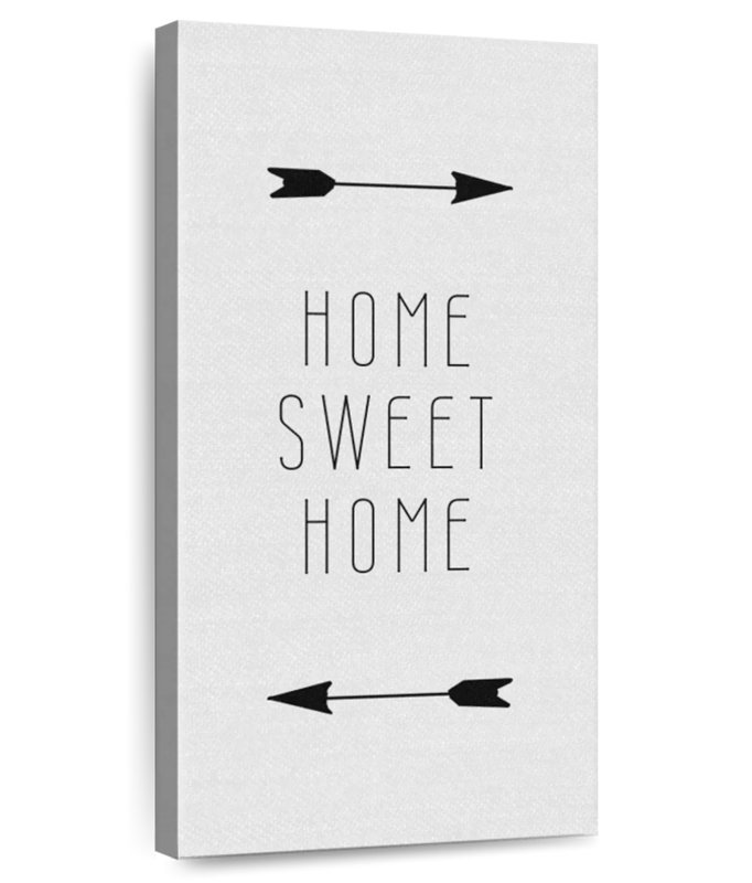 Plaque murale Home Sweet Home Family, H 24 po x l 12 po