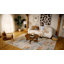 Tapis abstrait crème / orange / bleu Felty-1584965686