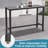 Deasya Rectangular Metal Outdoor Bar Table , in. W in. D-707761541-707761540-707761543