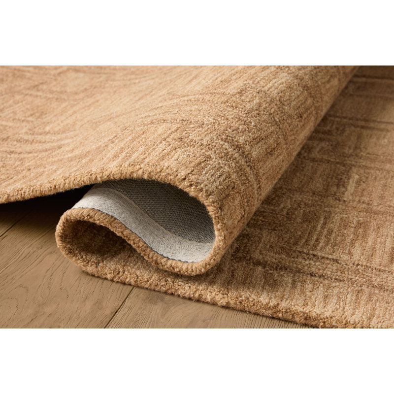 Jeremiah Brent x Loloi Barrow Camel / Brown Area Rug, Rectangle 7'9" x 9'9"