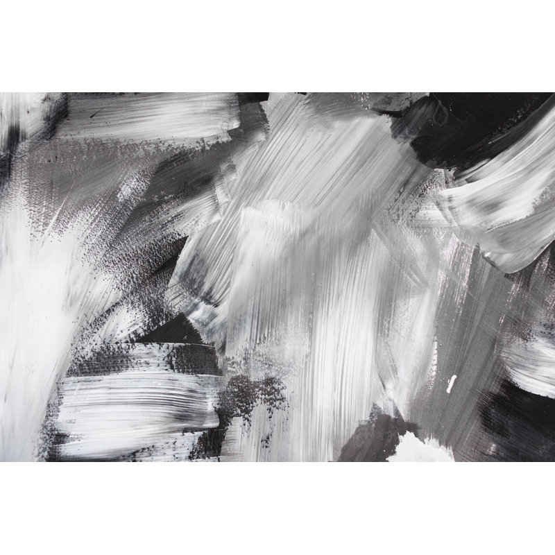Brush Strokes - Wrapped Canvas Print, 51cm H x 76cm W x 3.8cm D