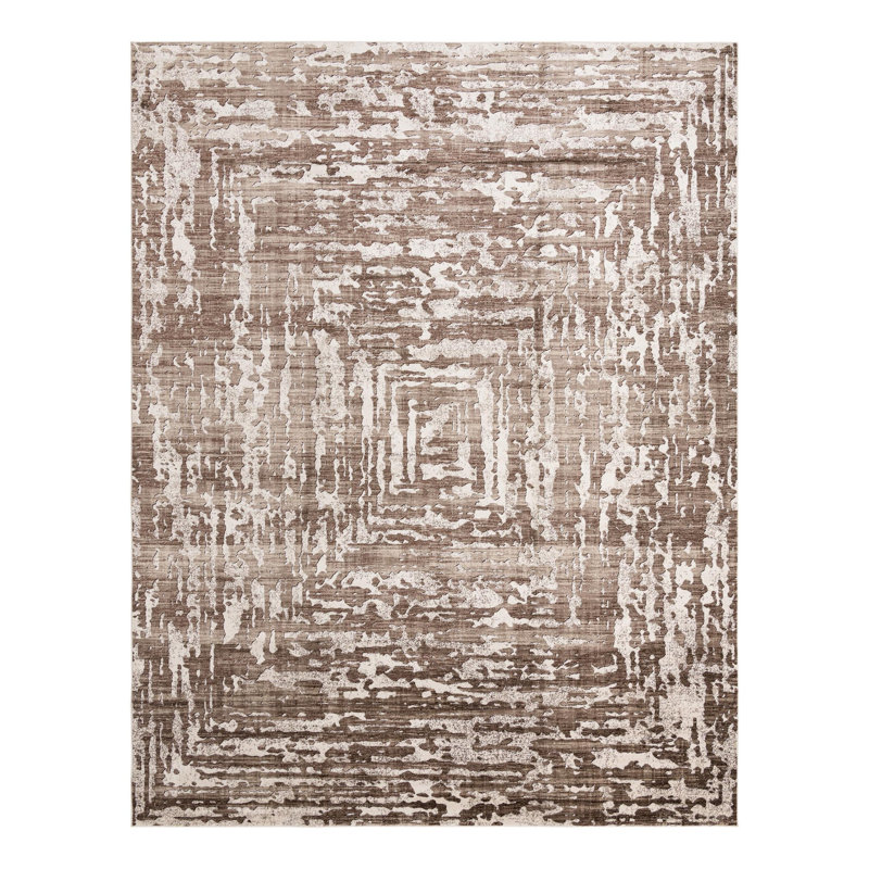 Geometric Indoor Rug, Rectangle 10'8" x 14'