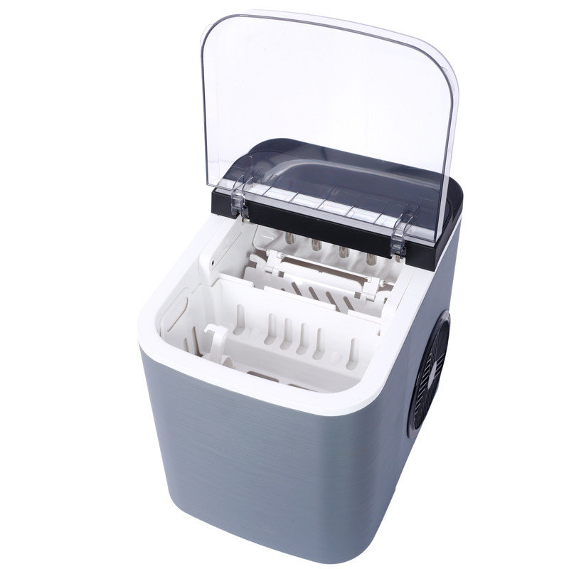Countertop Portable Bullet Ice Maker, 26Lbs/24H Fast Ice in 6 Mins, Self-Cleaning Quiet Ice Machine with Ice Basket & Scoop for Home Kitchen Office Parties