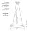 Luminaire suspendu linéaire moderne 1 lumière-86653868