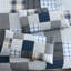 Ensemble de courtepointe en patchwork 3 pièces 100 % coton, couvre-lit brodé avec de véritables points de couture, réversible, léger et respirant pour toutes les saisons, doux et matelassé, avec 2 taies d'oreiller, taille Queen-134839807-134839810