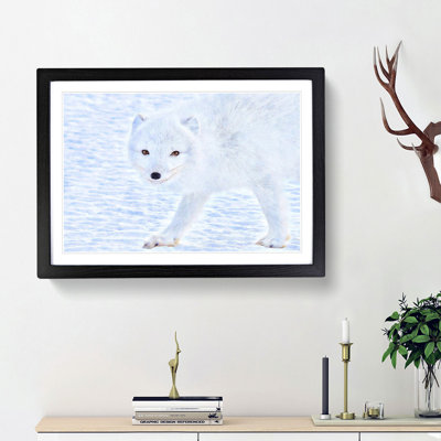 Winter Fox - Picture Frame Painting Print