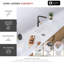 Évier de cuisine à double cuve en composite de granite avec crépine 22 po avec crépine Pietra-62176612