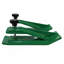 Protecteur de seau de tracteur, protecteur de bord de ski 2 pièces, protecteur de dérapage de gazon long de 12 po, largeur de 4,5 po, accessoire de seau en acier robuste pour l'enlèvement des feuilles de neige, épandage de gravier, vert