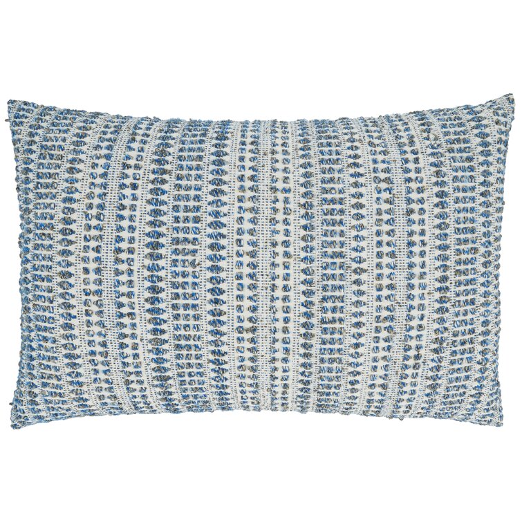 Saro Celeste Geometric Cotton Blend Pillow Cover & Reviews | Wayfair