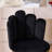 Velvet Vanity Chair with Back Vanity Stool with Gold Legs-1995522427