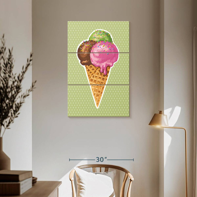 Yarlin Yummy Ice Cream, H 57 po x l 36 po