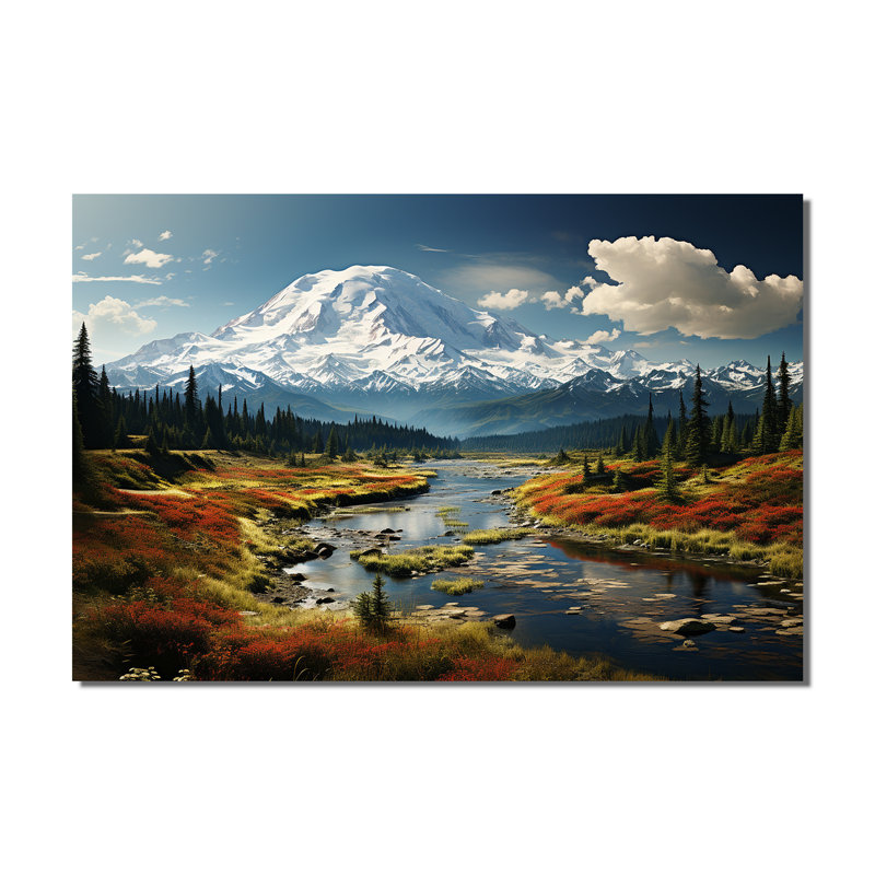 Art mural américain «Mount Rainier» - États-Unis