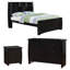 Ensemble de chambre configurable avec lit plateforme Amabilia