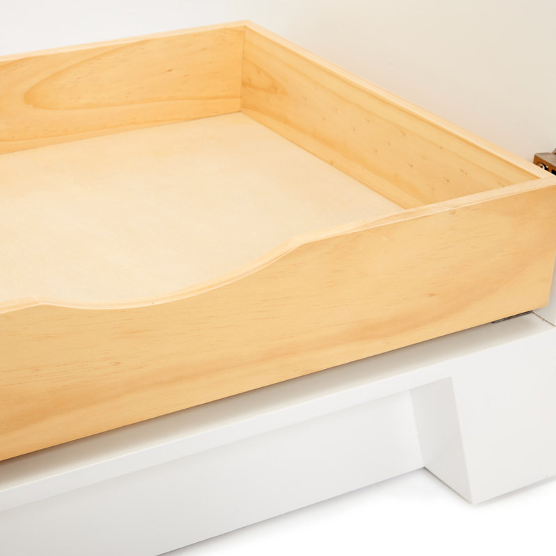 43 IN.  Single Bathroom Vanity, Rectangular, White, Left 