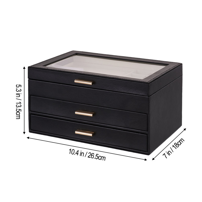 PU Leather Jewellery Box +