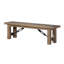 Banc en bois massif Kadie-Lei