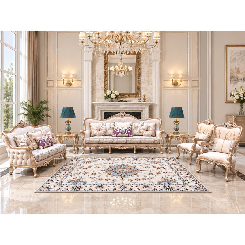 Ensemble de salon 5 pièces Château Royale