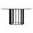 Syston 3-Piece Round Marble Coffee And End Table Set Black-122441444