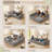 108" L-Shaped Compression Modular Sofa Sectional Couch-304043575