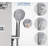 10'' Shower Panel with Adjustable Shower Head