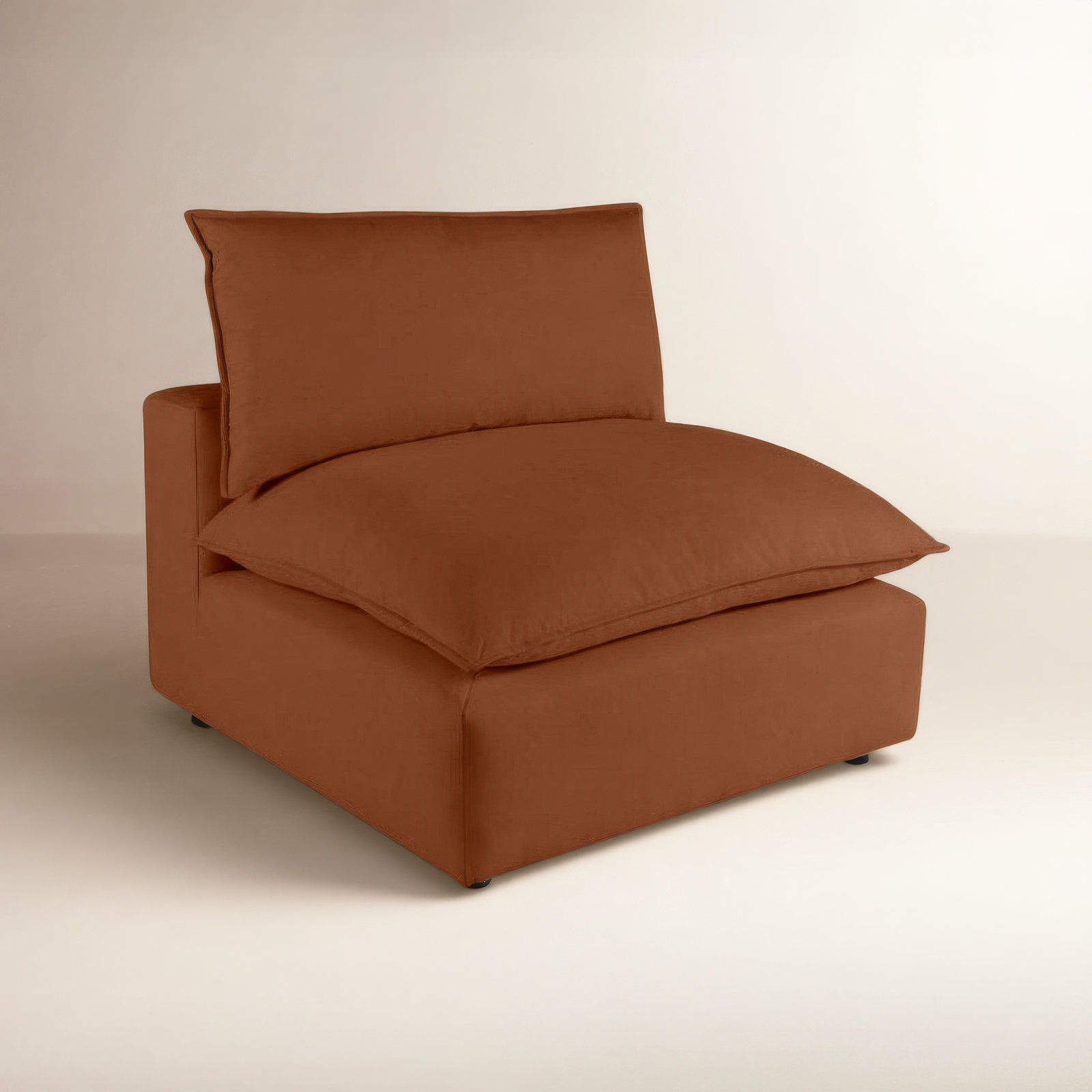 Ellaria Accent Chair, Cognac Velvet