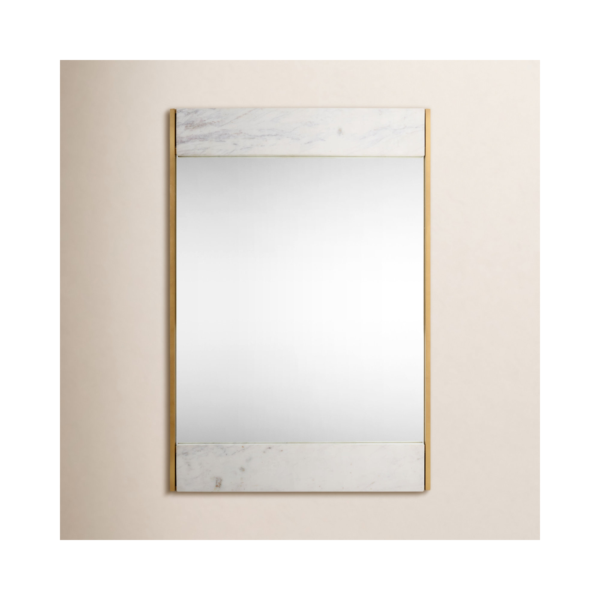 Albertine Metal Flat Wall Mirror