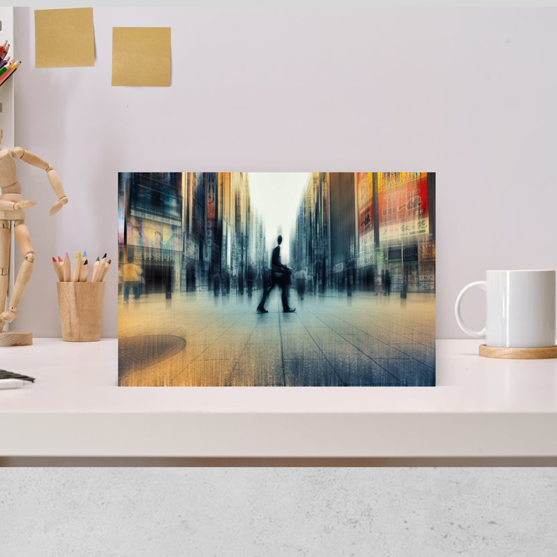 Walkers Contemporary Architecture City, art mural, H 12 po x l 18 po