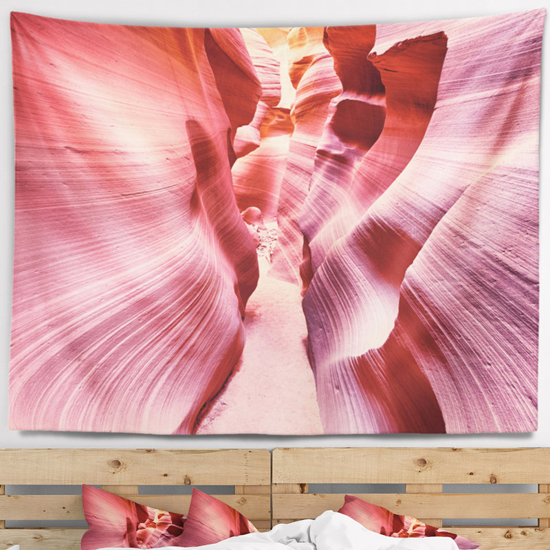 Tapisserie «Landscape Famous Antelope Canyon», H 50 po x l 60 po