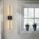 Battery Operated Wall Sconces with Remote Control, Dimmable Wall Sconces Set of Two, 350°Rotate