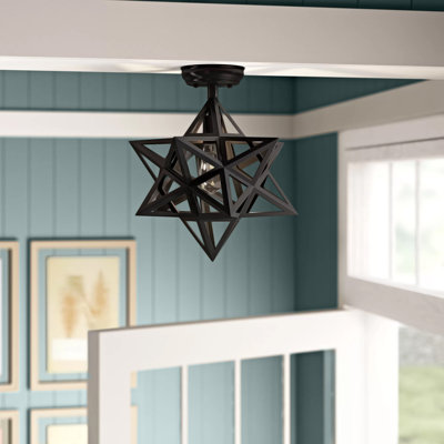 Burney Semi Flush Mount