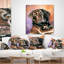 Brown Dog Watercolor - Animal Printed Pillow-29516812-29516816