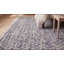 Tapis noir contemporain en laine tissé à la main à motif de losanges-124206188