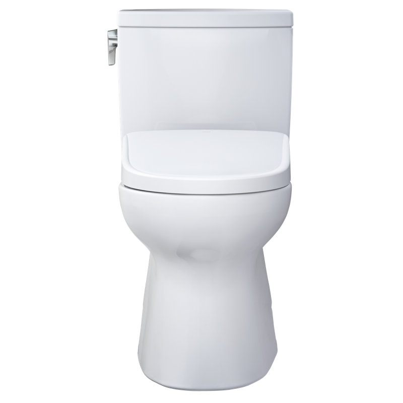 Vespin® II 1 GPF Elongated Floor Mounted Two-Piece Toilet (S7 Bidet Seat Included) with Auto Flush