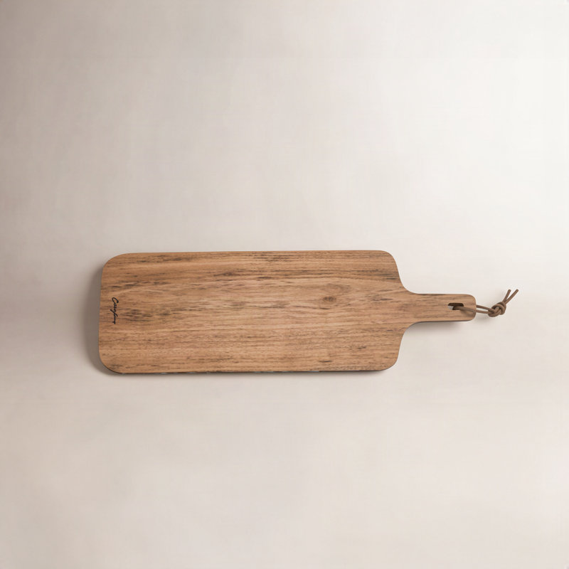 Oak Wood Cutting/Serving Board Withhandle, 21.25" x 7"