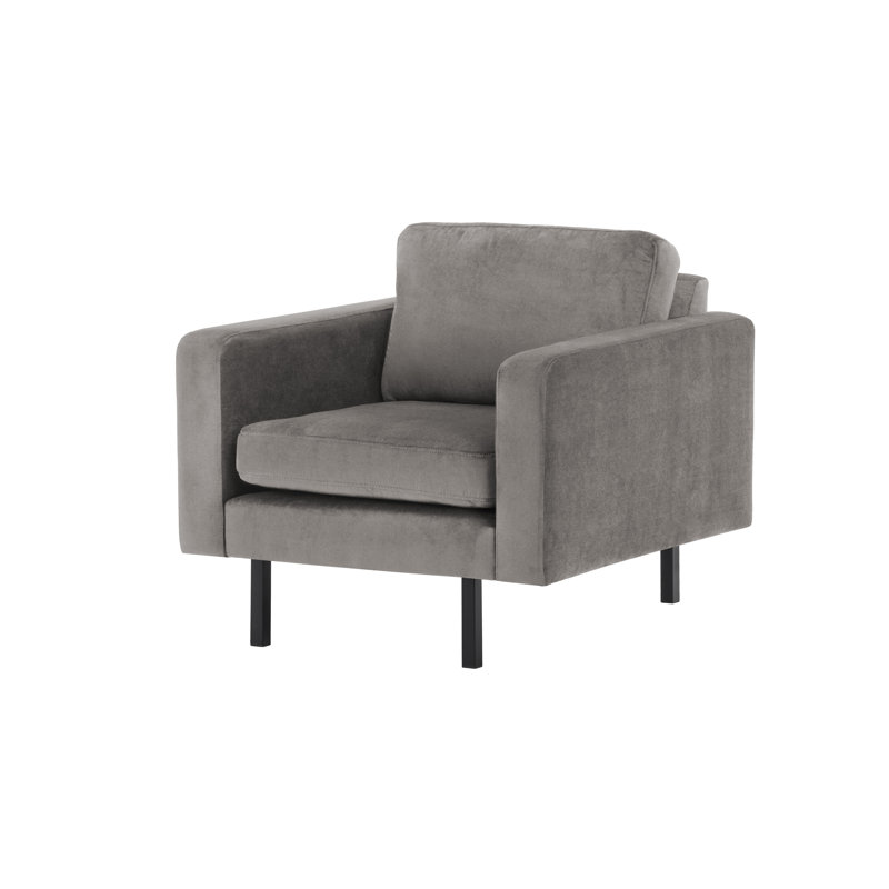 Jacquoline Upholstered Armchair, Light Grey